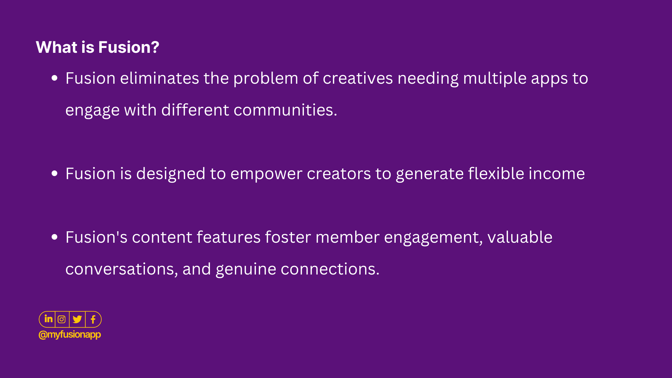 what is Fusion?