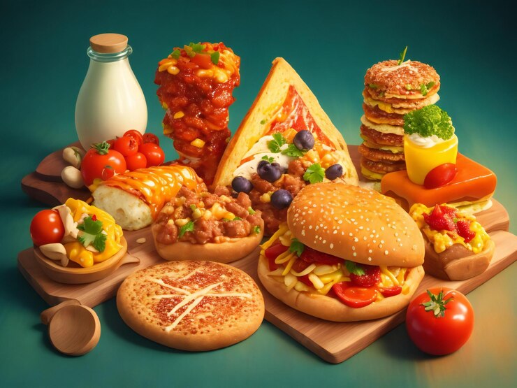 picture showing junk food