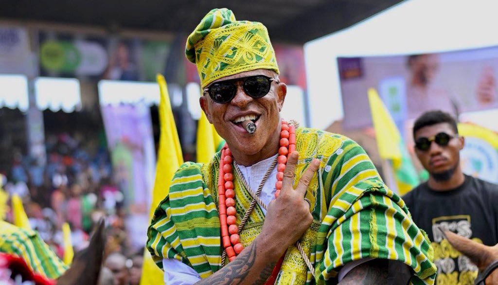 Farooq Oreagba at the ojude oba festival