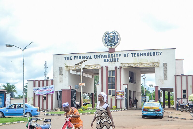 Picture showing Nigerian Ivy Leagues -Federal University of Technology, Akure, main gate