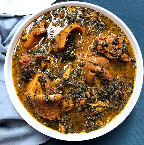 Nigerian Bitter leaf soup