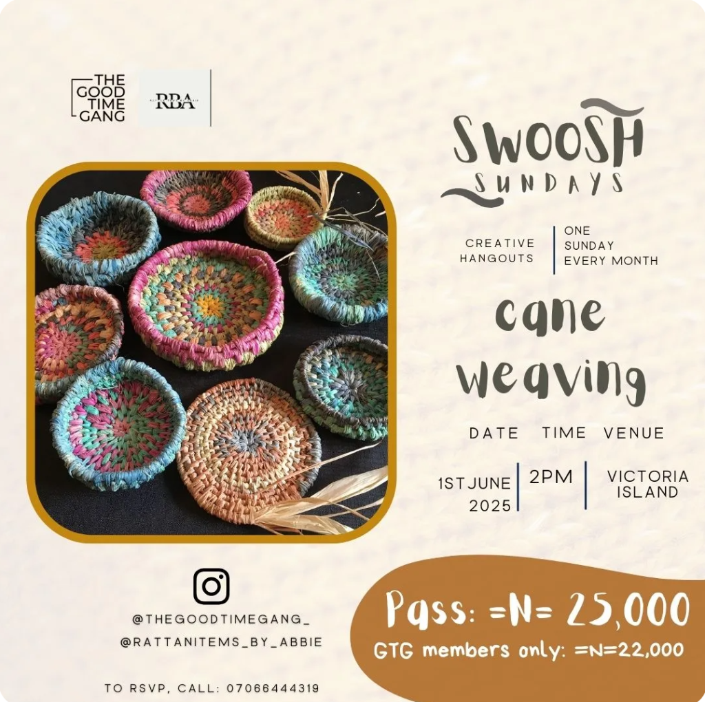 Swoosh Sundays: Cane Weaving Hangout
