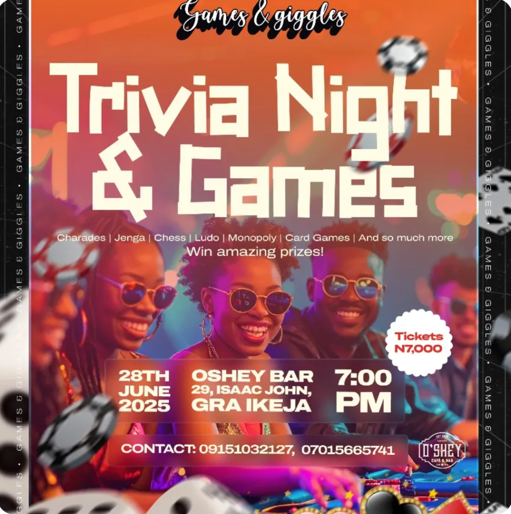 Trivia Night And Games in Lagos